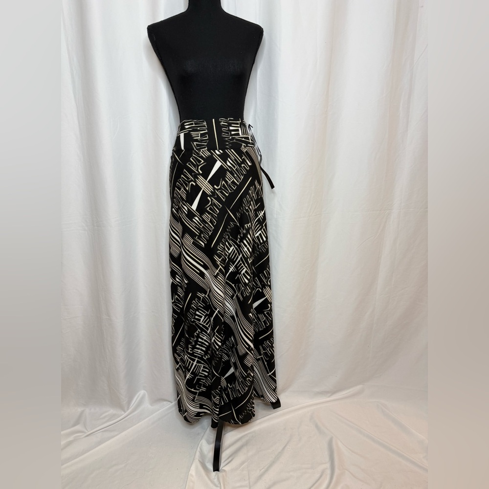 Black Label Monochrome Maxi Skirt